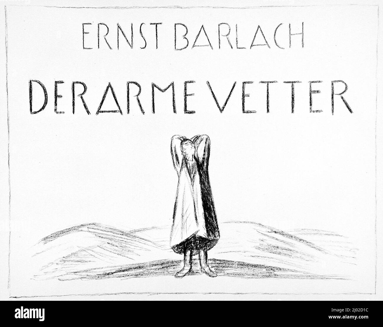 The poor cousin. Ernst Barlach (Germany, 18701938). Germany, Berlin