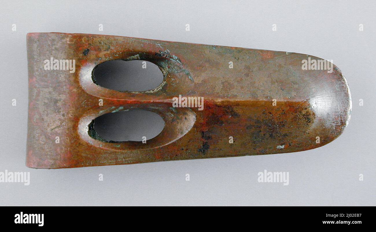 Proto-Phoenician Ax. Near East, Proto-Phoenician, 1900-1600 B.C.. Arms and Armor. Bronze Stock Photo