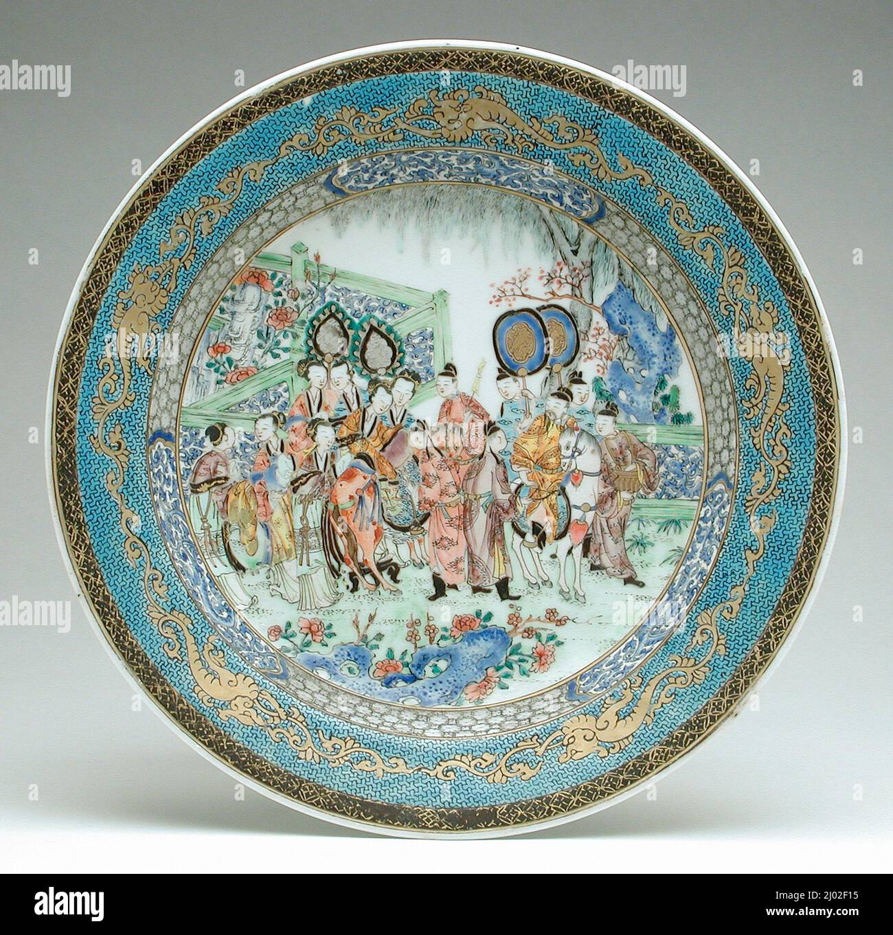 18th century porcelain plate hi-res stock photography and images - Alamy