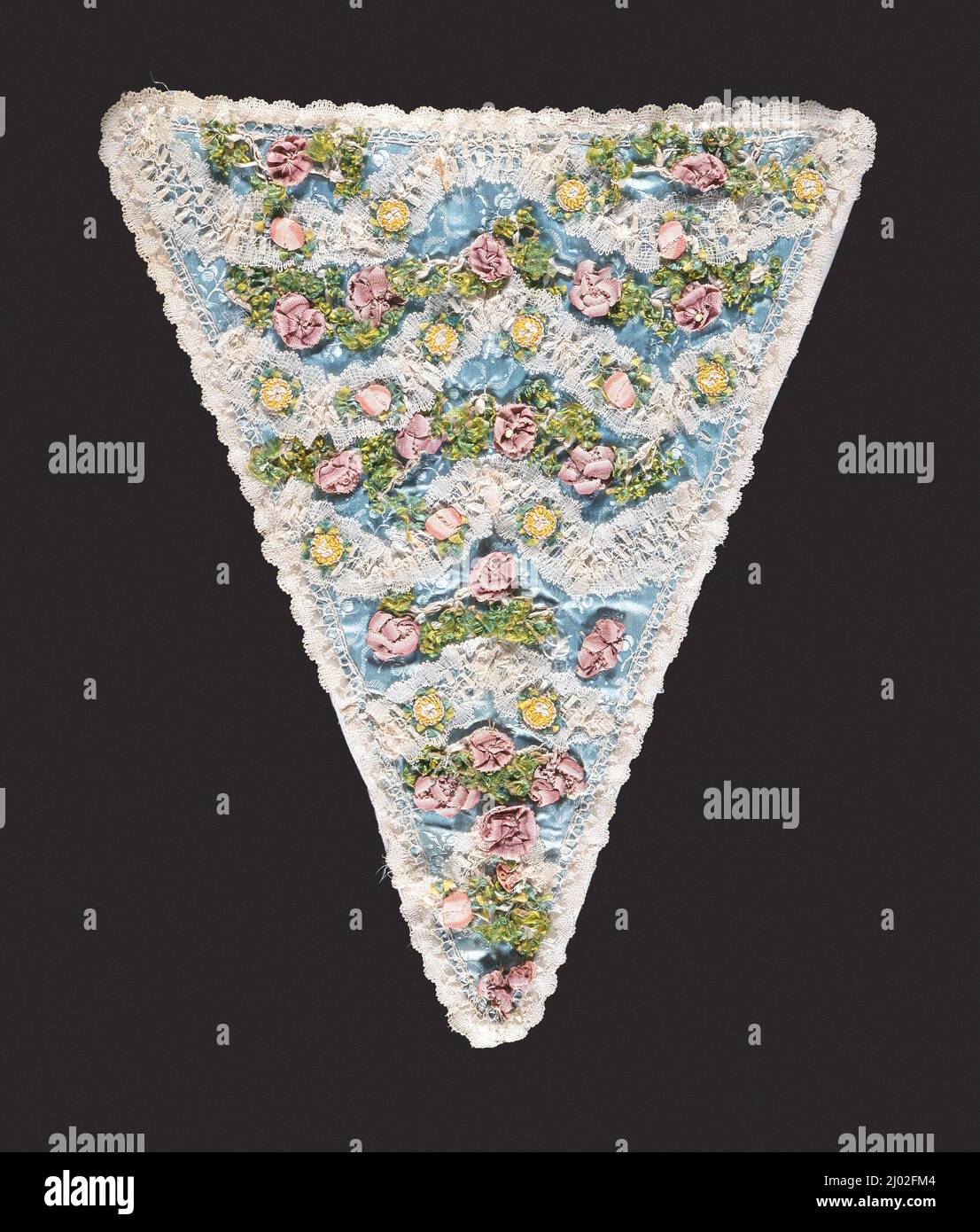Stomacker Woman's Stomacher. France, mid-18th century. Costumes; principal attire ...