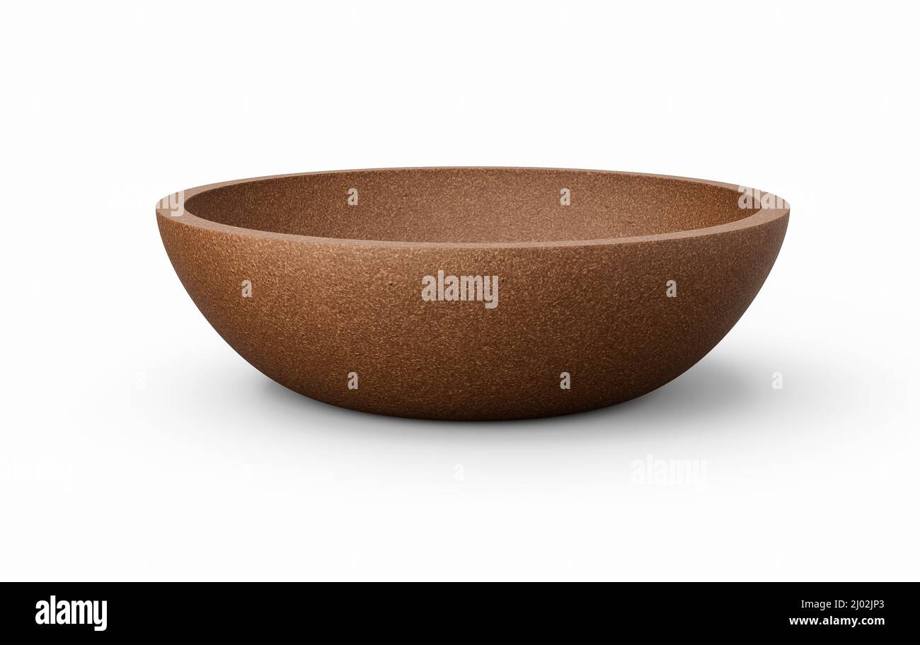 3D illustrated clay pot isolated on a white background Stock Photo - Alamy