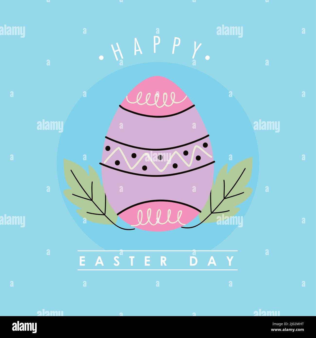 happy easter lettering with egg Stock Vector Image & Art - Alamy