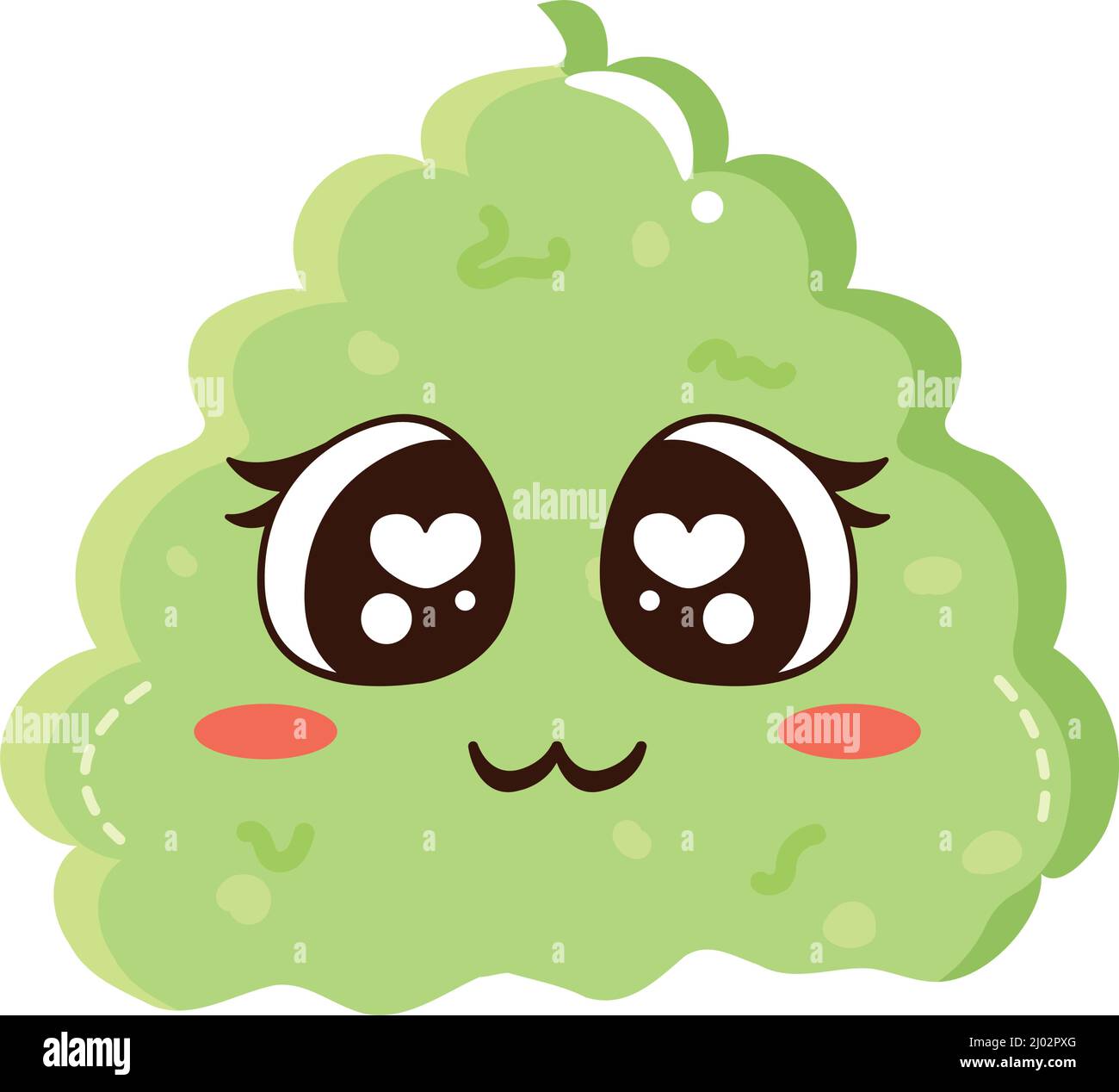 wasabi japanese kawaii food icon Stock Vector Image & Art Alamy