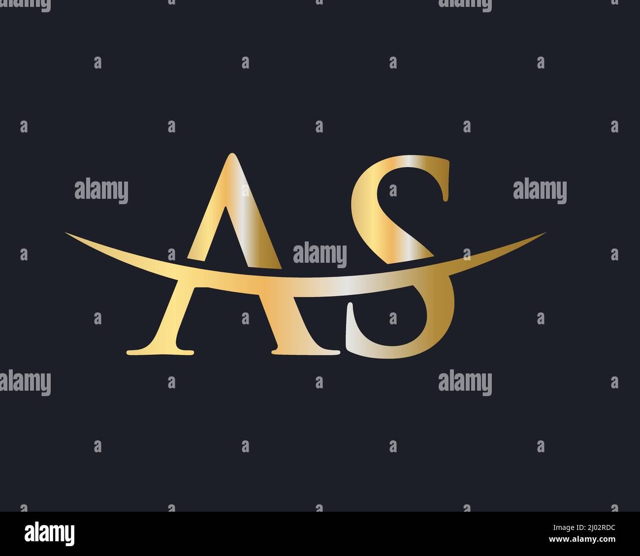 Initial monogram letter as logo design vector as logo design template