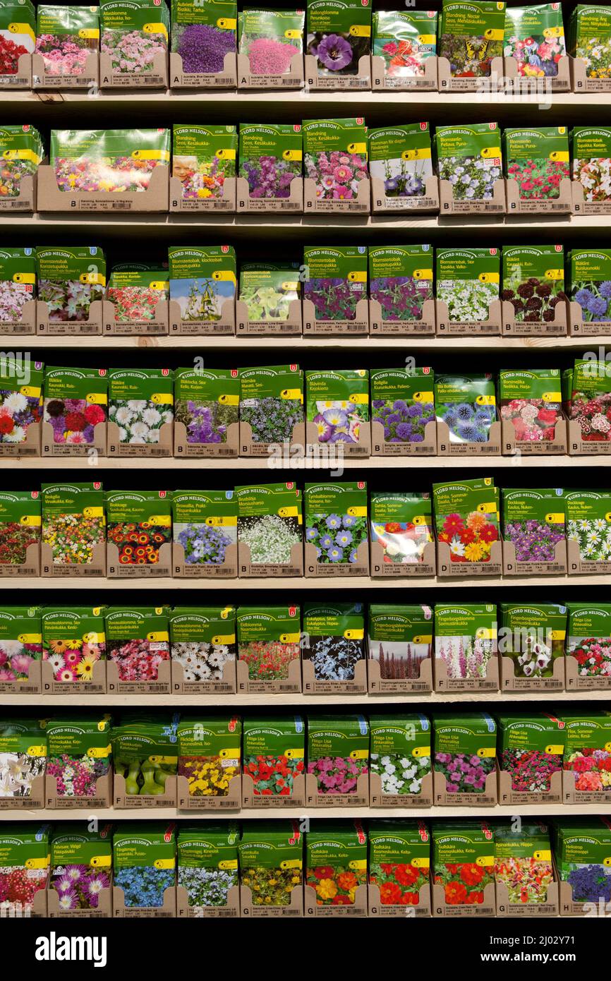 Seed bags. Stock Photo