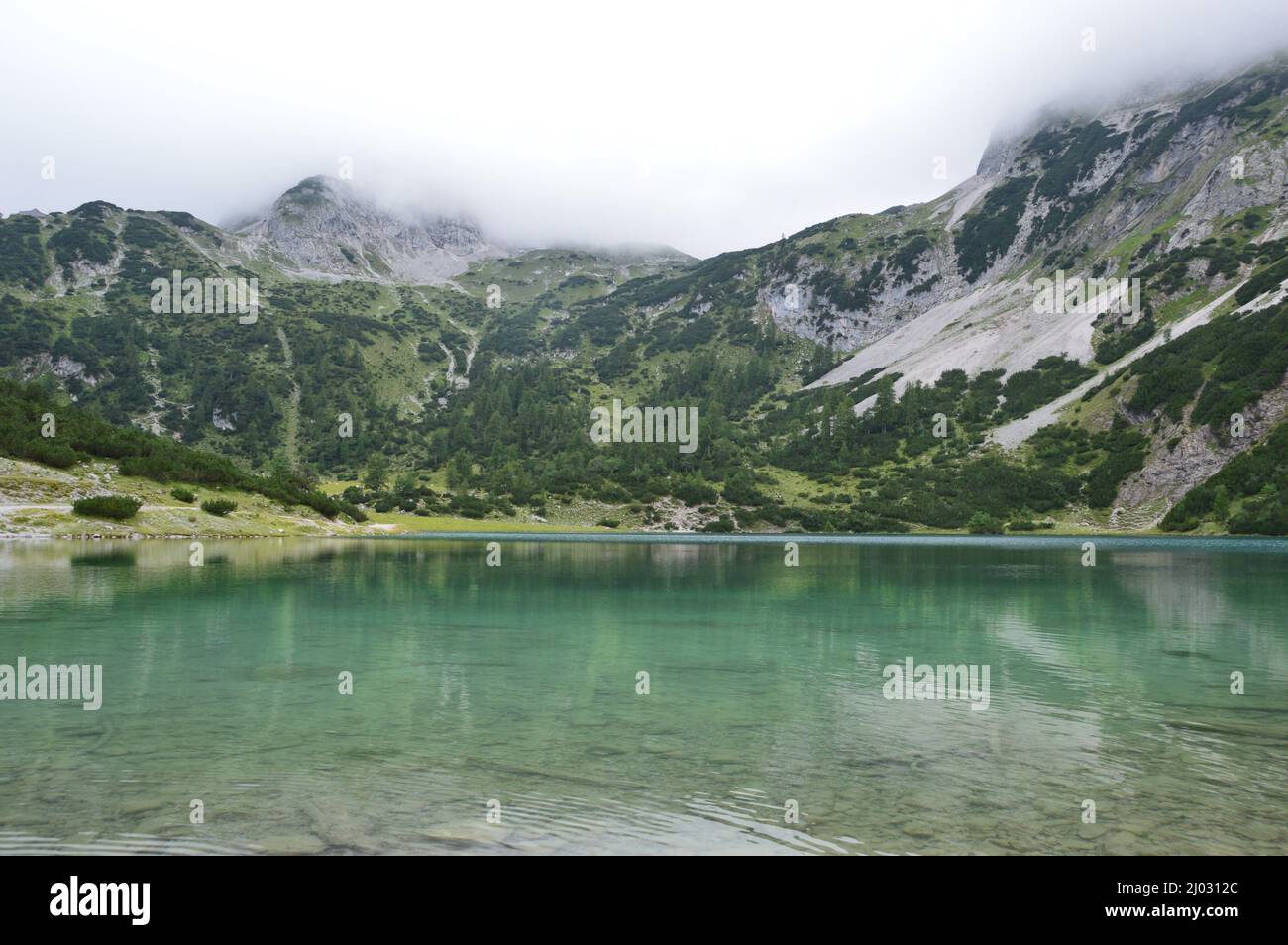 Seebensee Ehrwald Stock Photo