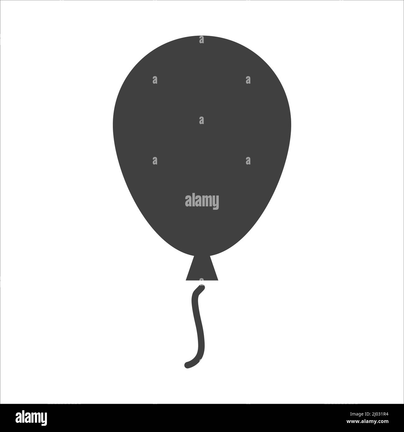 balloon icon on white background. EPS 10. Vector Stock Vector Image ...