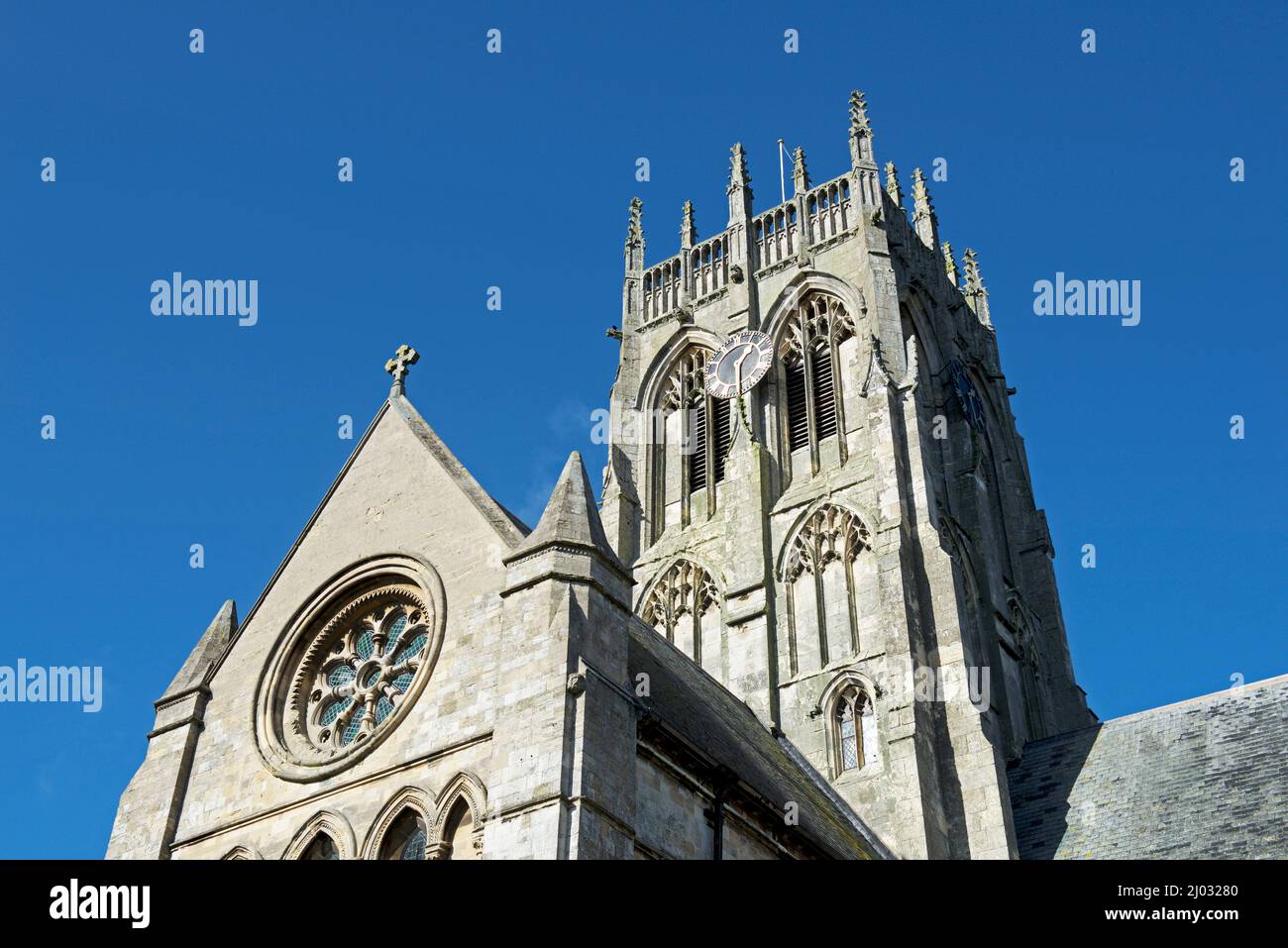 St Augustine's Church in Hedon, East Yorkshire, England UK Stock Photo