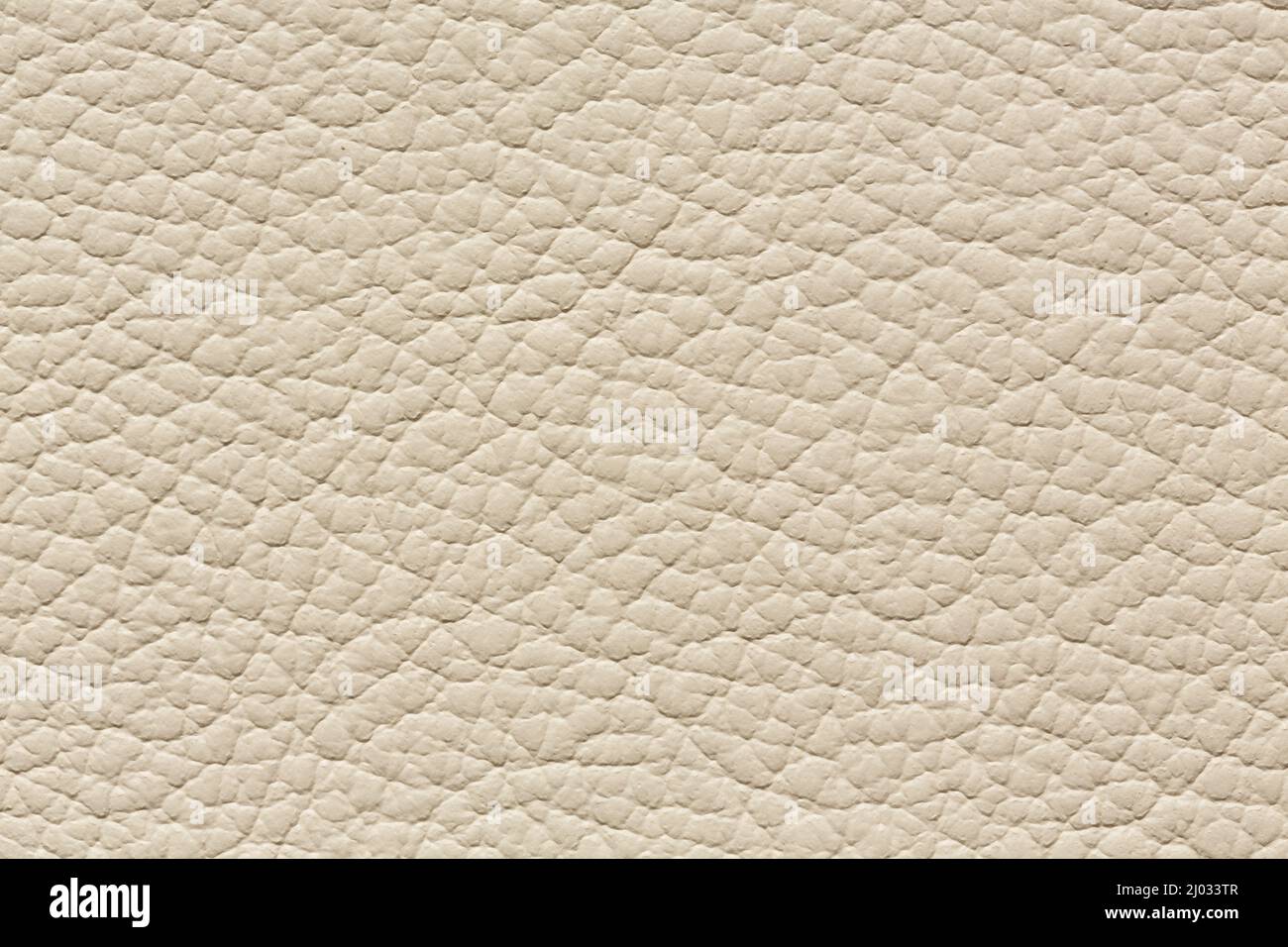 Unusual leather texture in simple light colour. Stock Photo