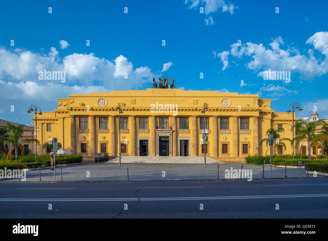 Piacentini Palace, Messina, Sicily, Italy, Europe Stock Photo