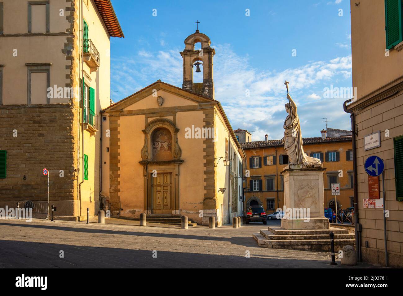 Piazza Murello, Arezzo, Umbria, Italy, Europe Stock Photo