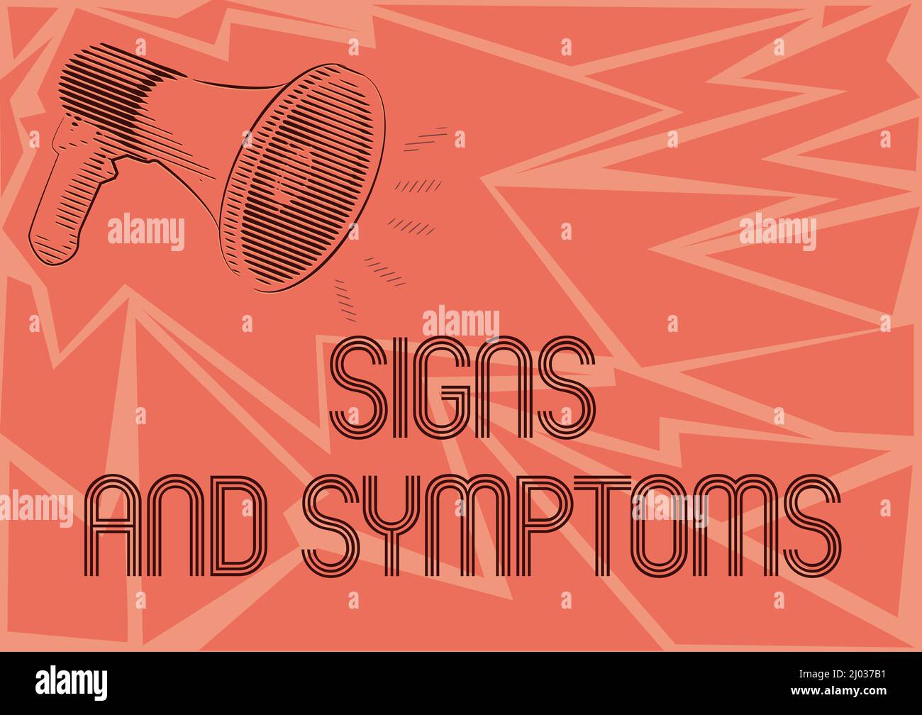 Text caption presenting Signs And Symptoms. Business approach any ...