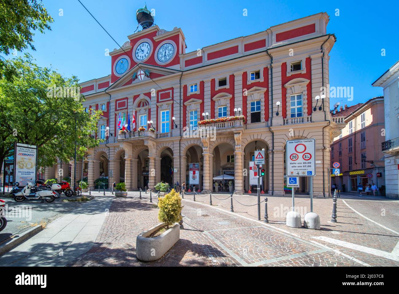 City Hall, Alessandria, Piedmont, Italy, Europe Stock Photo