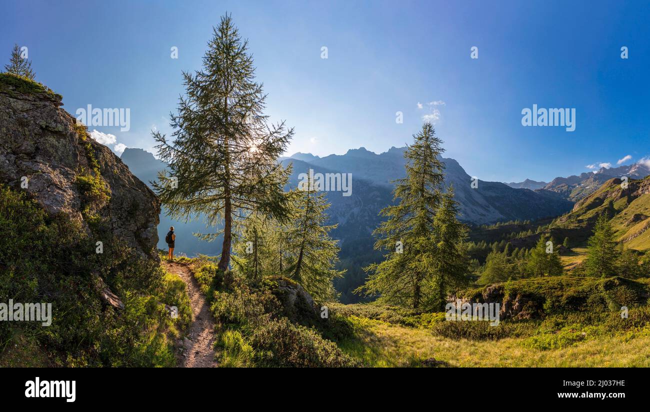 Grande Est, Parco Naturale Veglia-Devero, Val d'Ossola, V.C.O. (Verbano-Cusio-Ossola), Piedmont, Italy, Europe Stock Photo