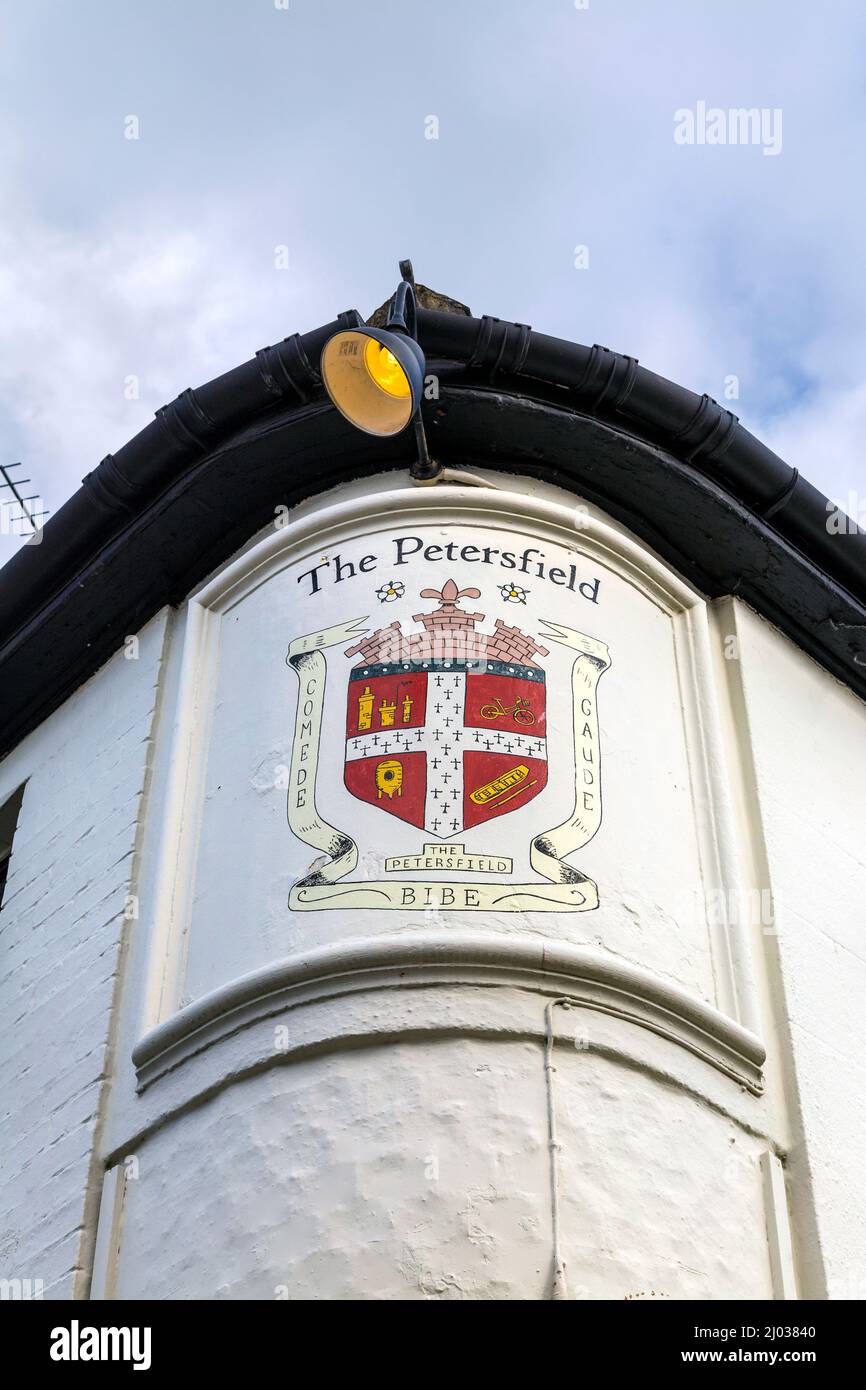 Exterior of The Petersfield pub in Cambridge, Cambridgeshire, UK Stock Photo