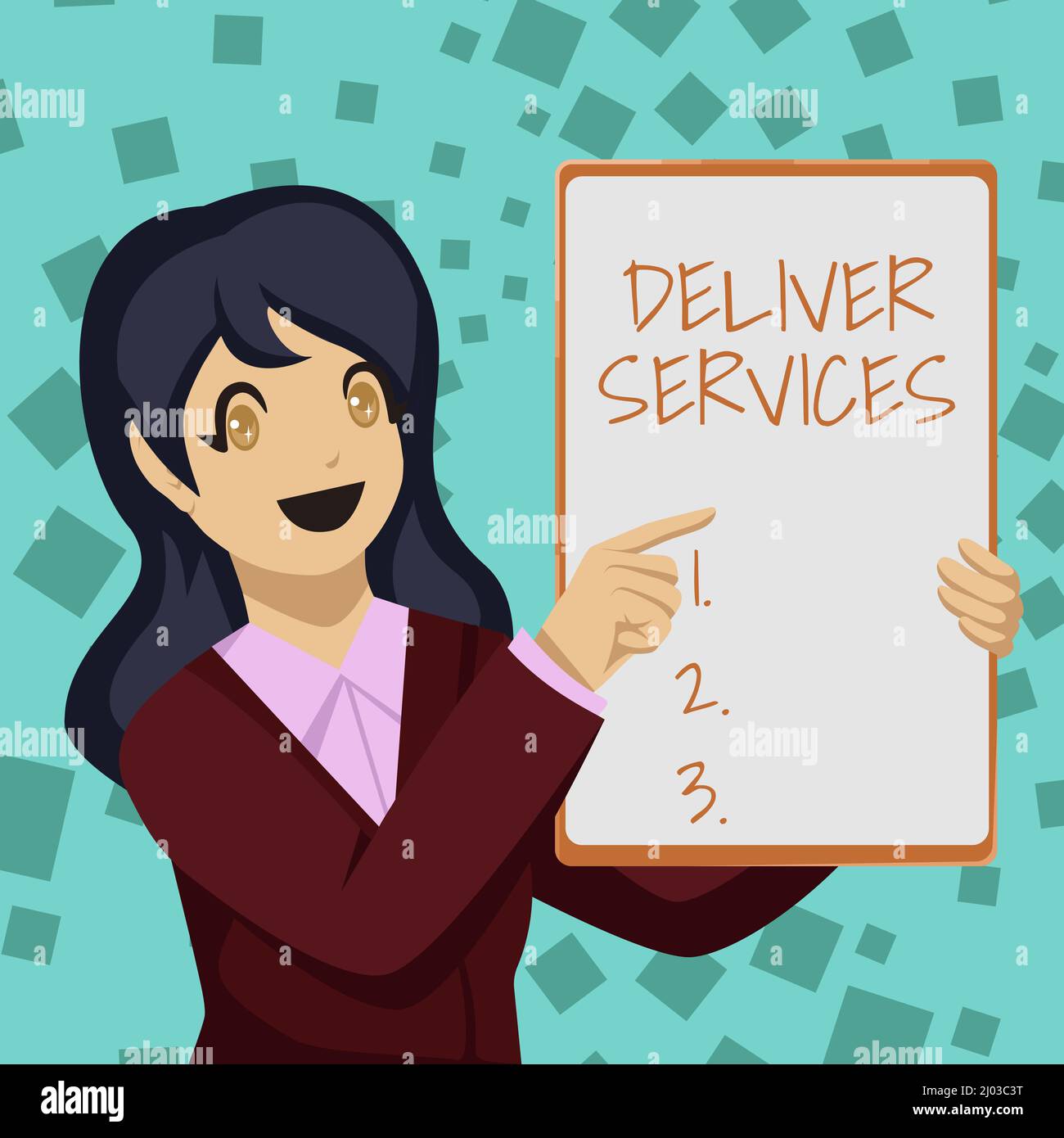 Text showing inspiration Deliver Services. Business approach the act of ...