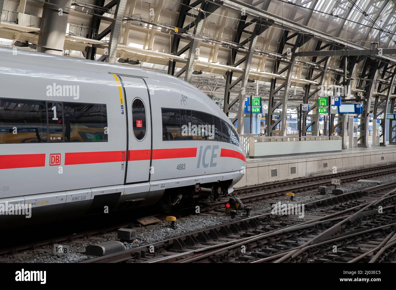 ICE Speed Train At Amsterdam The Netherlands 14-3-2022 Stock Photo