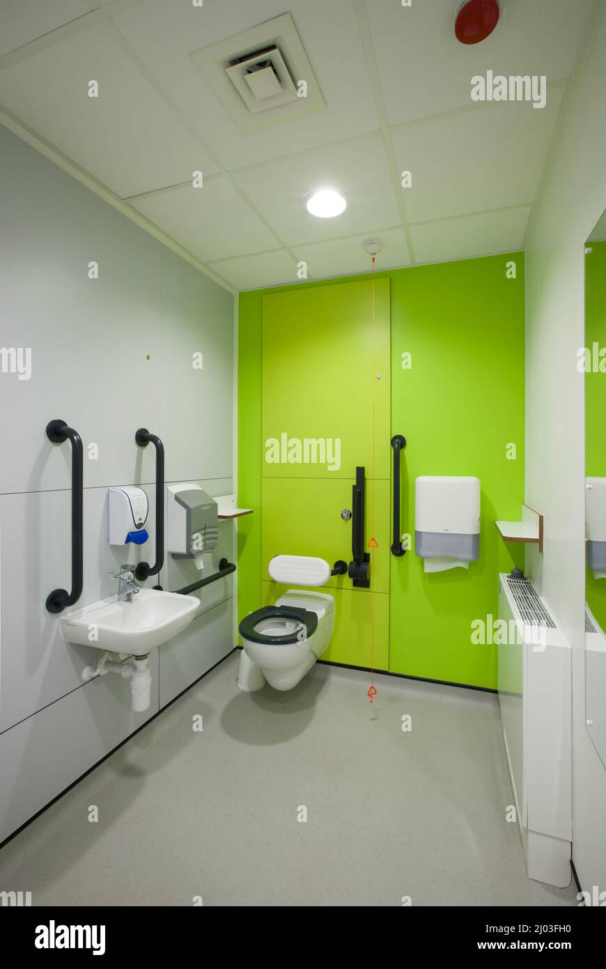 Hospital Interior toilet Stock Photo Alamy