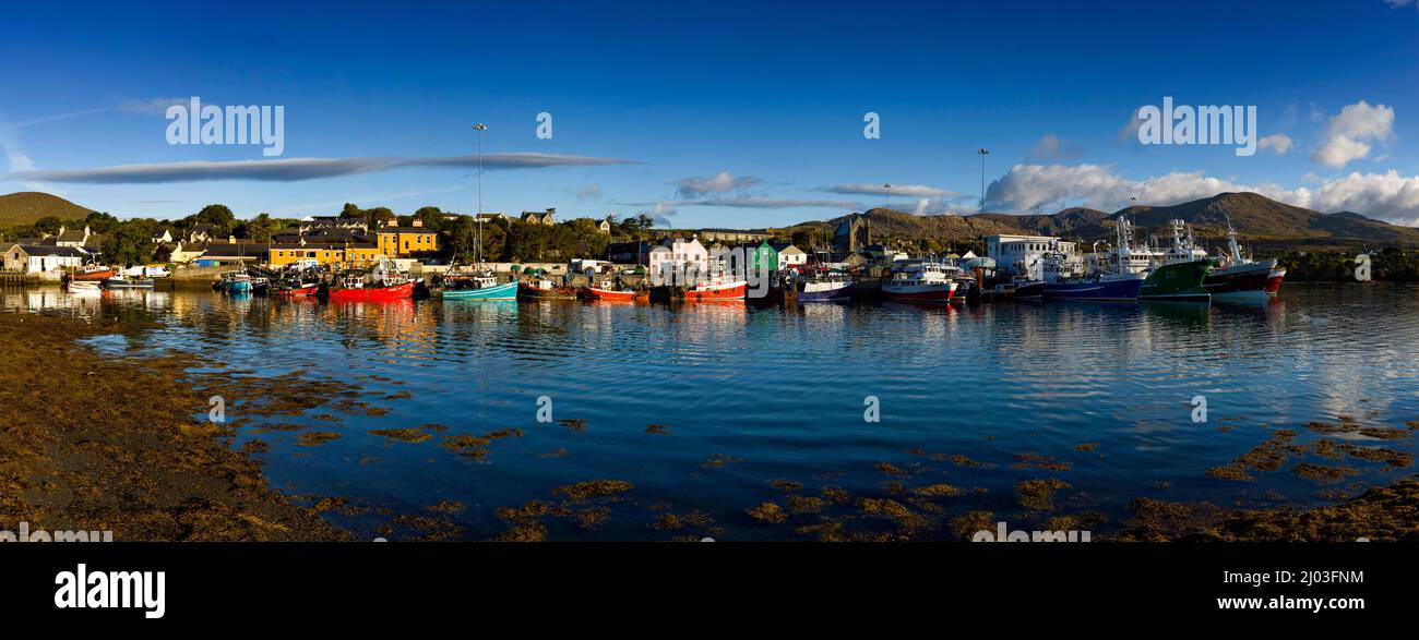 Castletown Bearhaven Harbour, Beara, County Cork, Ireland Stock Photo