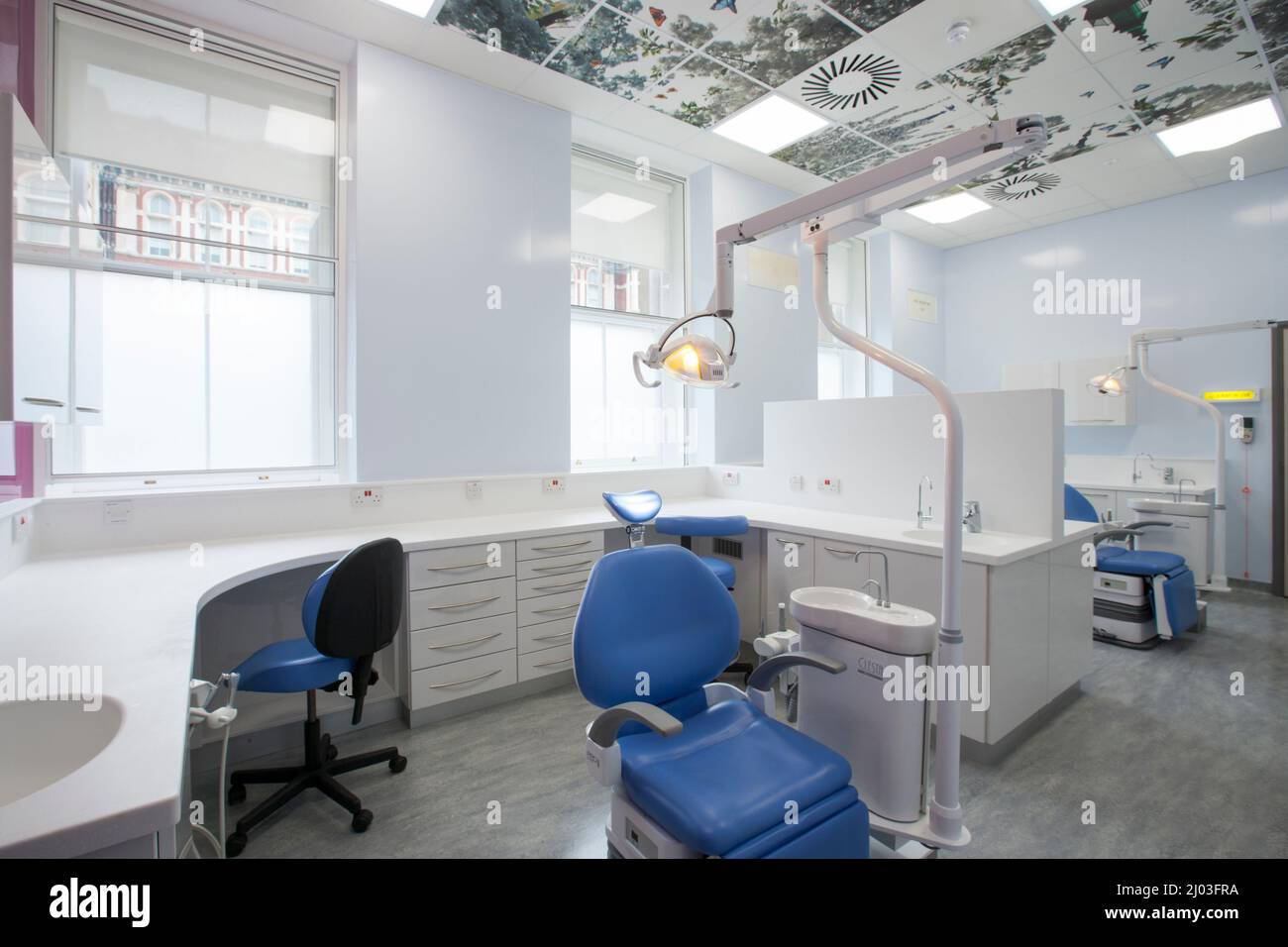 Hospital Interior dentist surgery Stock Photo