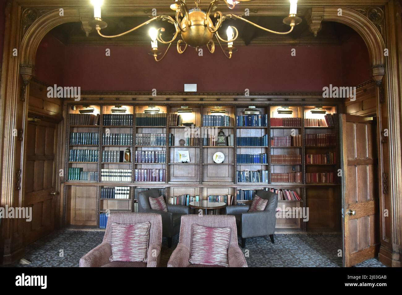 Neo Gothic Victorian Interior Stock Photo - Alamy