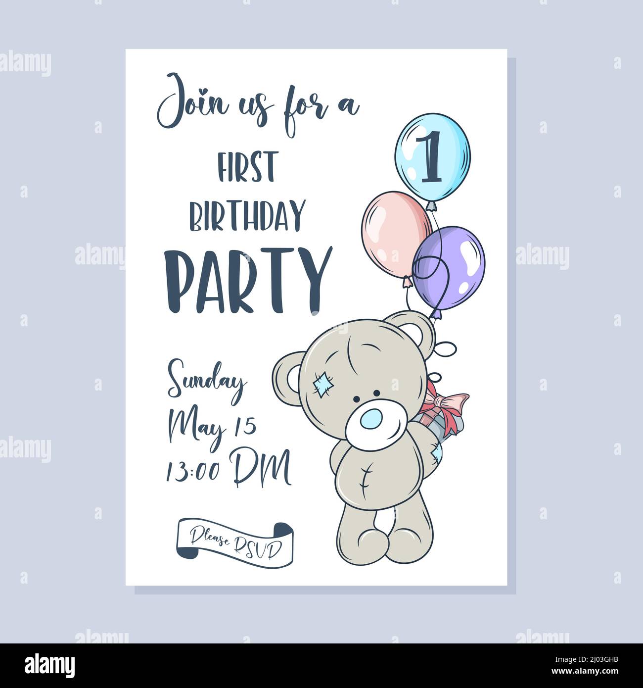 Party Greeting Card Party Greeting Card