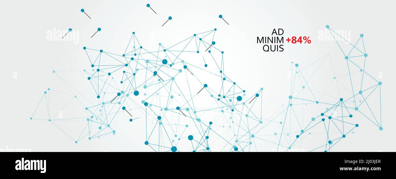 Line connect. Science technology concept. Social network. Data science ...