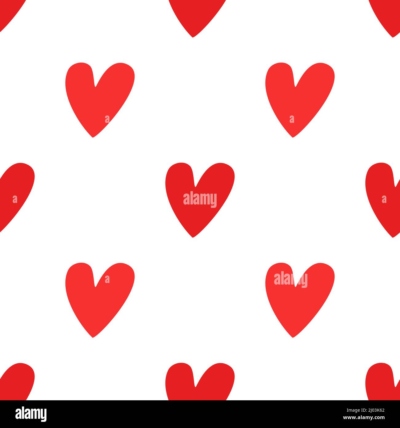 Cute hearts seamless pattern background. Vector illustration Stock ...