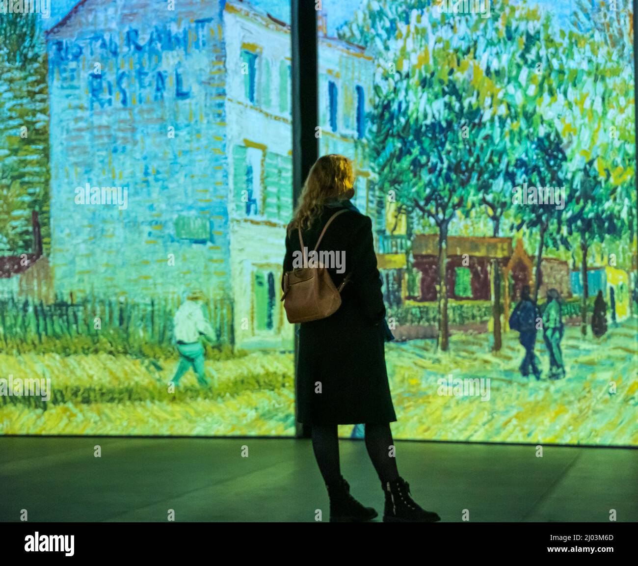 Festival Square, Edinburgh, Scotland, UK, 16 March 2022. Van Gogh Alive