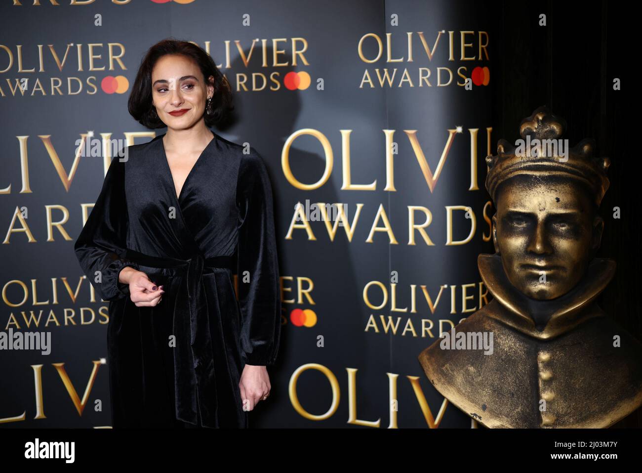 Victoria Hamilton-Barritt attends The Olivier Awards 2022 nominations press event in central London, Britain, March 16, 2022. REUTERS/Henry Nicholls Stock Photo