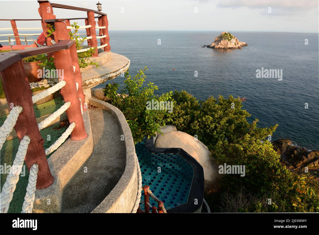Resort in Koh Tao. Chumphon archipelago. Thailand Stock Photo