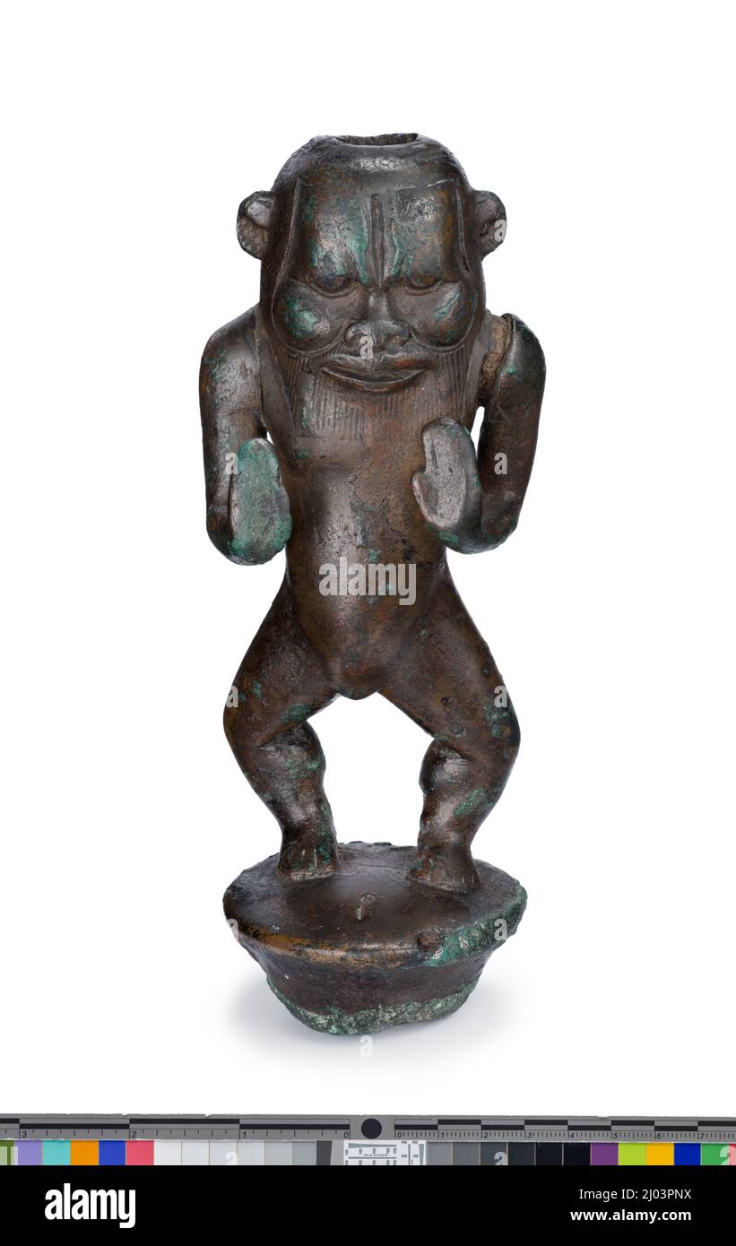 Bes. Egypt, Late Period, 25th Dynasty, 711-657 BCE. Sculpture. Bronze Stock Photo