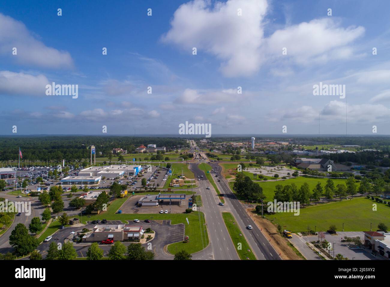 Malbis, Alabama diverging diamond interchange Stock Photo Alamy