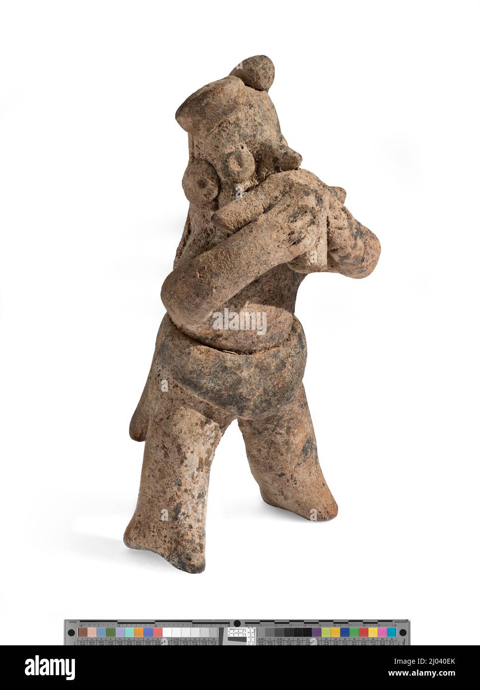 Conch Shell Trumpet Player. Mexico, Colima, 200 BCE–500 CE. Ceramics ...