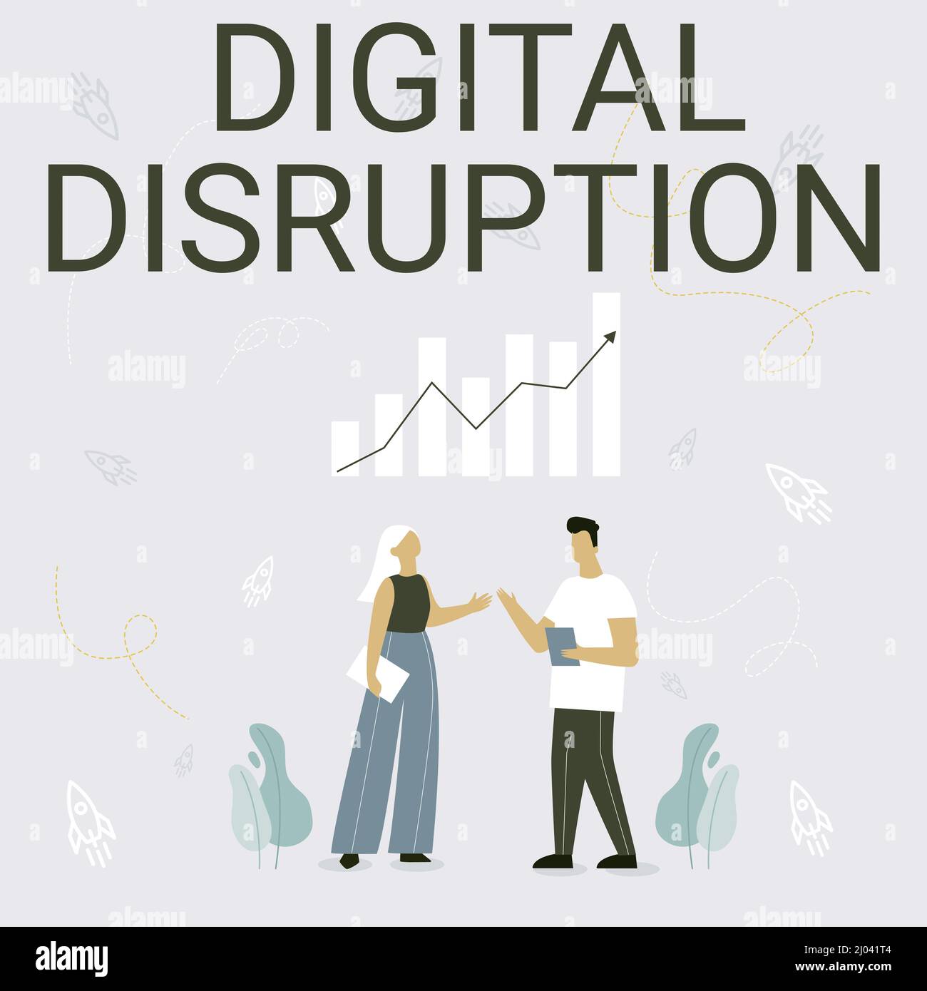Inspiration showing sign Digital Disruption. Business approach Changes ...
