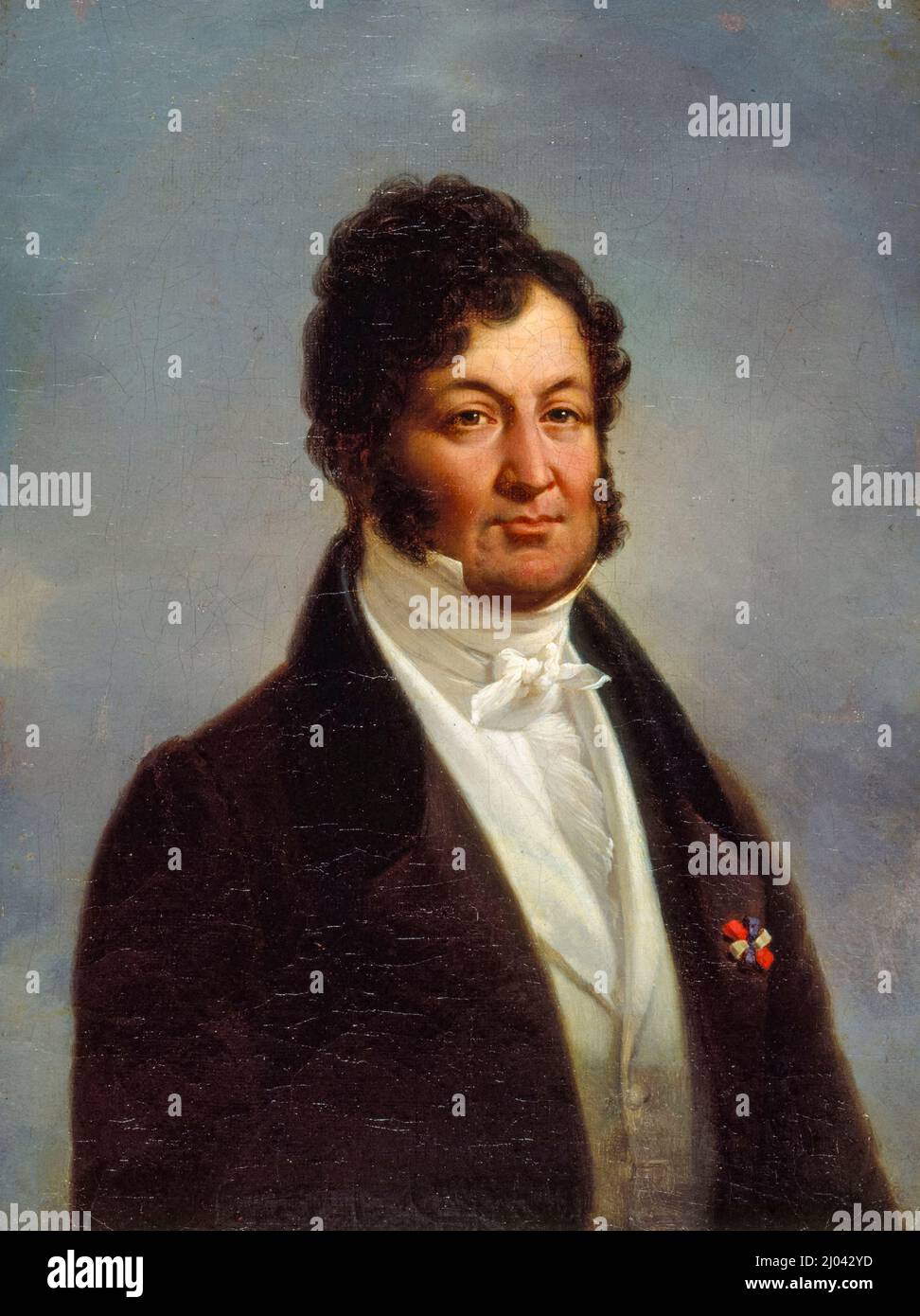 Louis Philippe I (1773-1850), King of France (1830-1848), oil on canvas portrait painting by Pierre Roch Vigneron, 1831 Stock Photo
