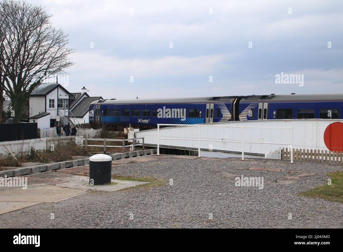 old fashioned train signal box Stock Photo Alamy