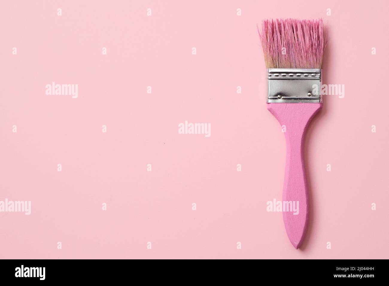 Pink paint brush hi-res stock photography and images - Alamy