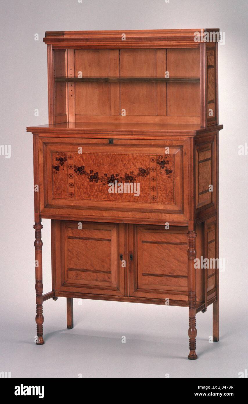 Anglo japanese fall front desk stock photo alamy