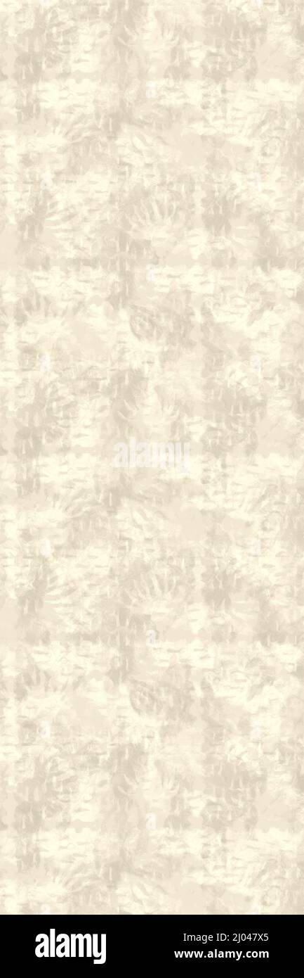 Cream beige mottled vertical rice paper border texture with patterned ...