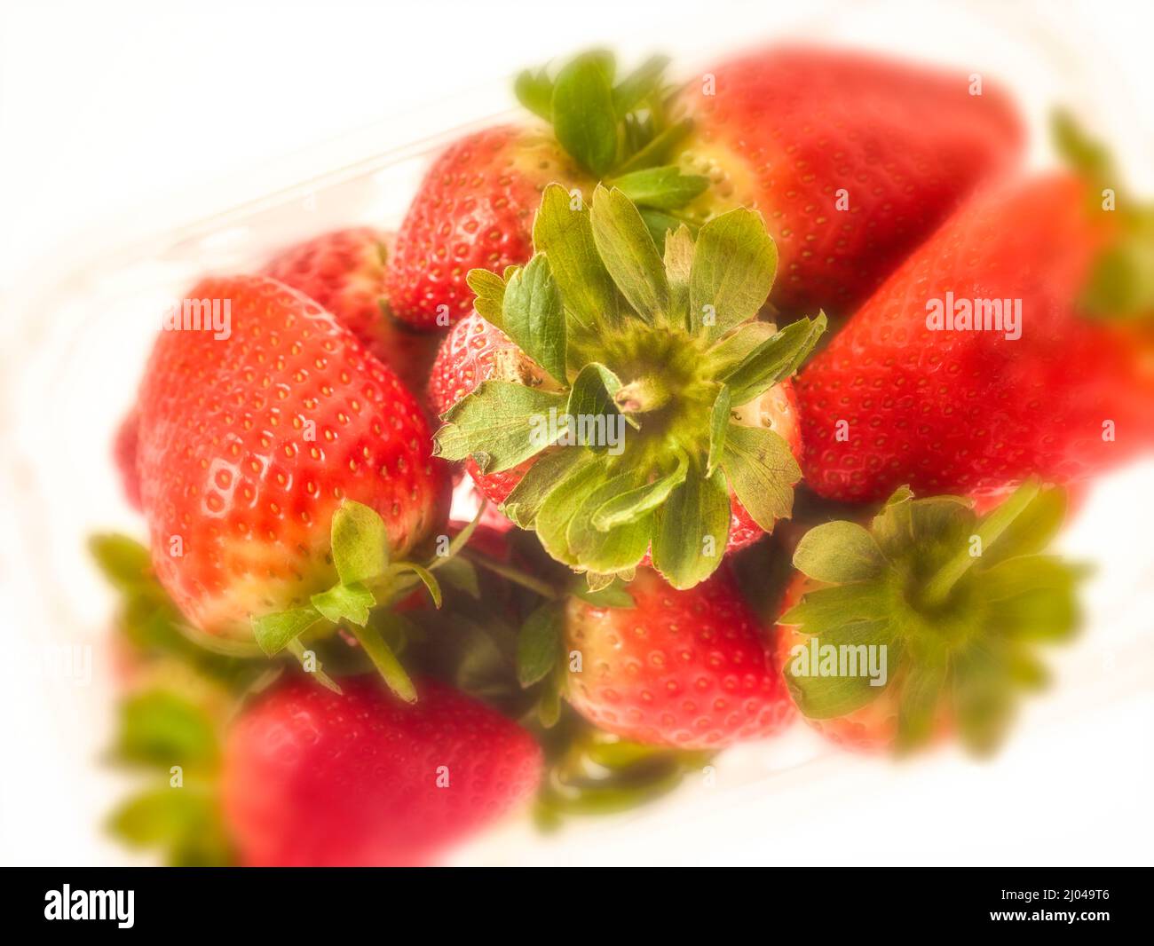 Close up food still life of strawberries Stock Photo - Alamy