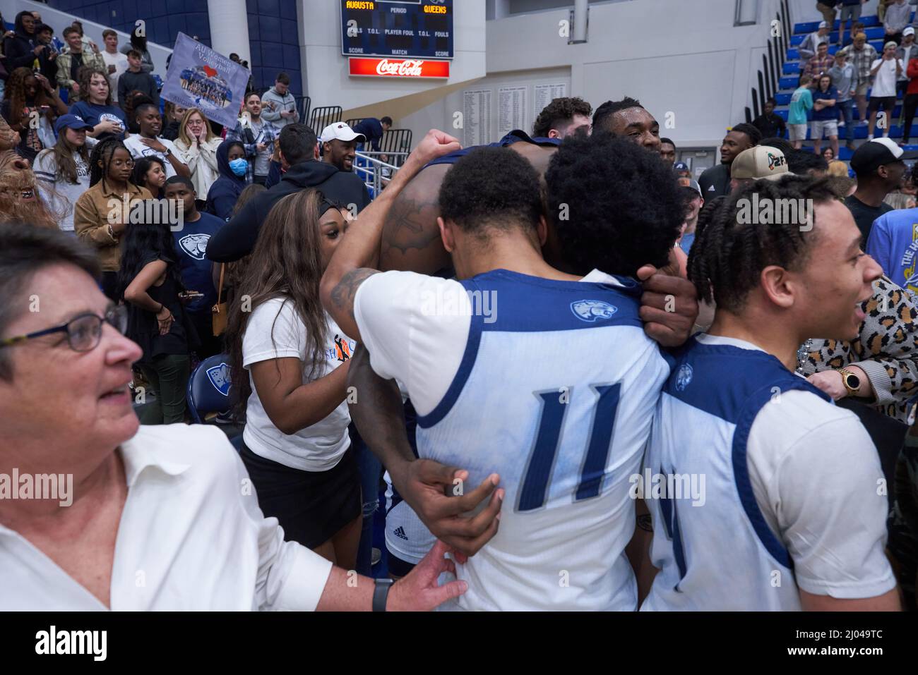 Augusta, USA. 15th Mar, 2022. The Augusta Jaguars advance to the Elite 8 in the NCAA Division II