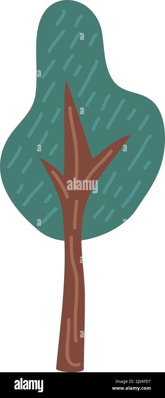 green tree plant nature icon Stock Vector Image & Art - Alamy