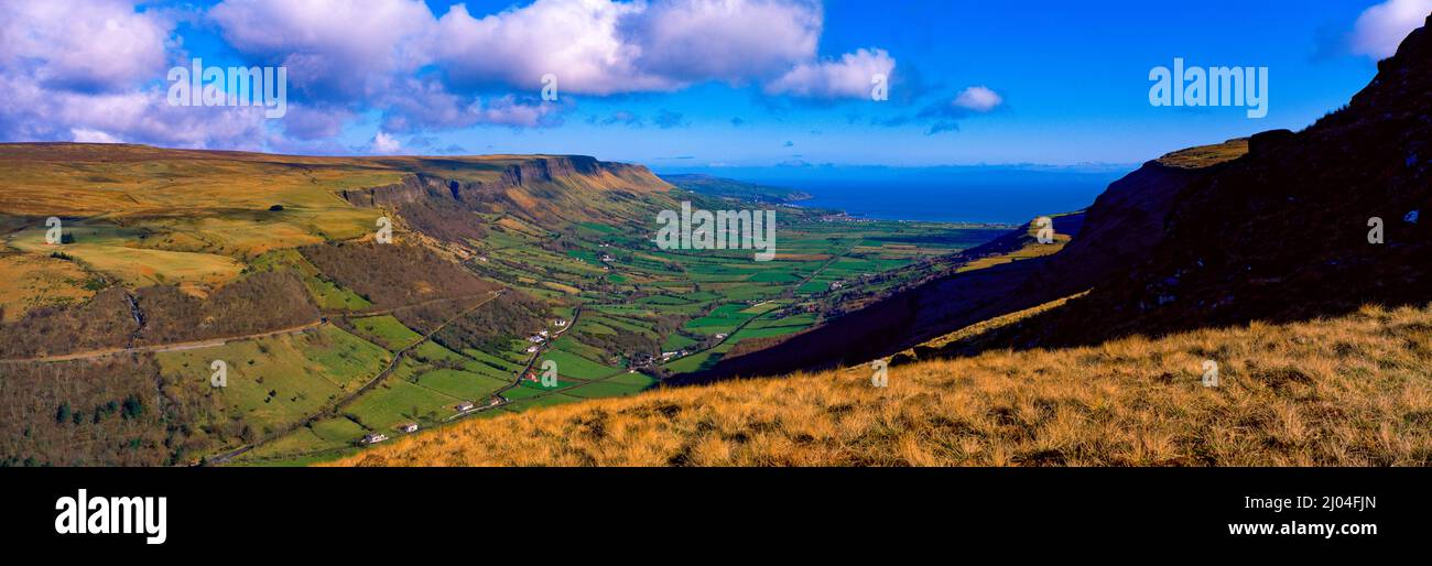 Glenariff Glen on the Antrim Coast, County Antrim , Northern Ireland Stock Photo