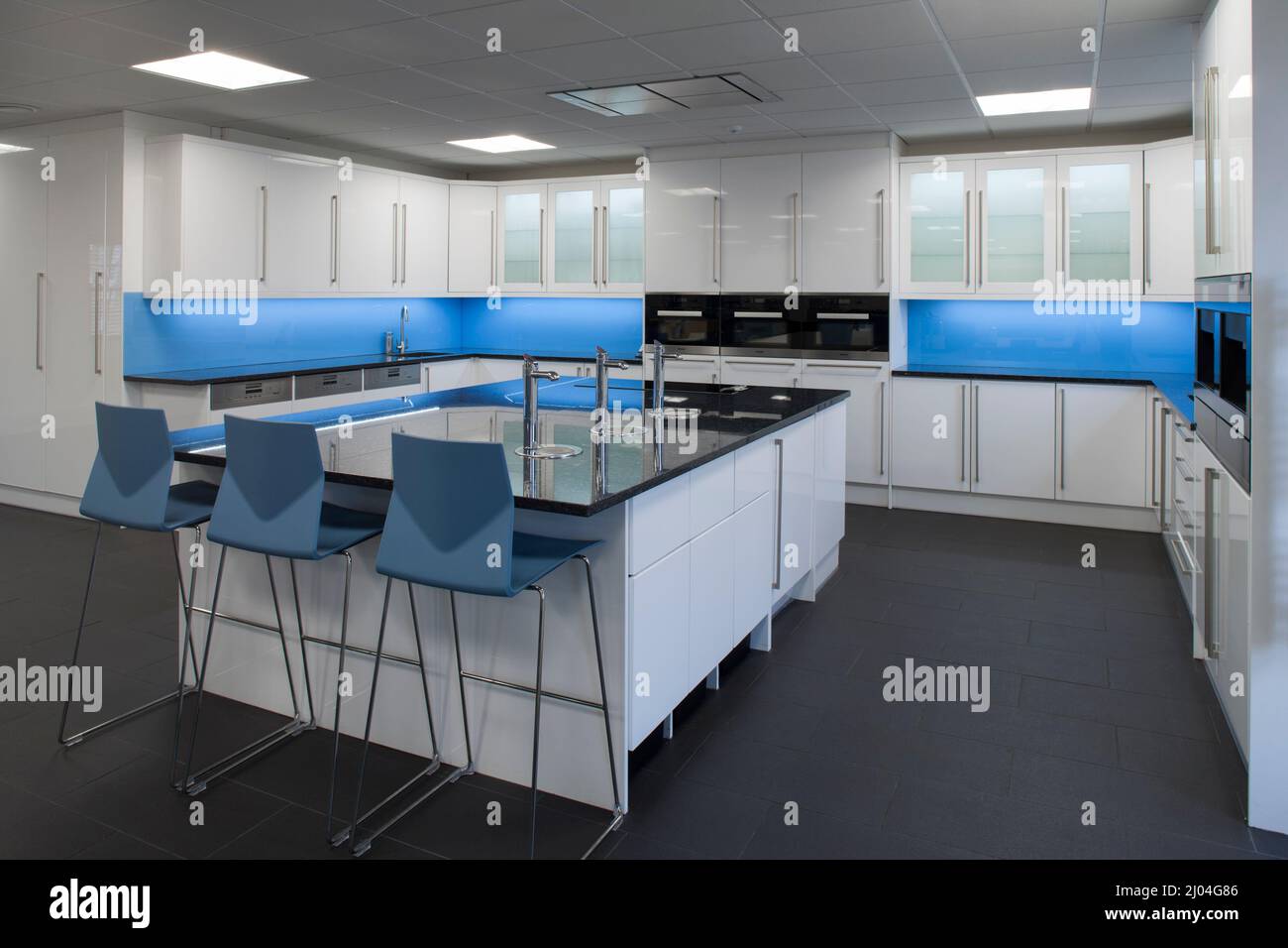 Office Interior. Kitchen and breakout Stock Photo