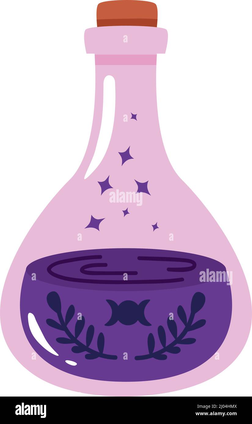 magic potion flask isolated icon Stock Vector Image & Art - Alamy