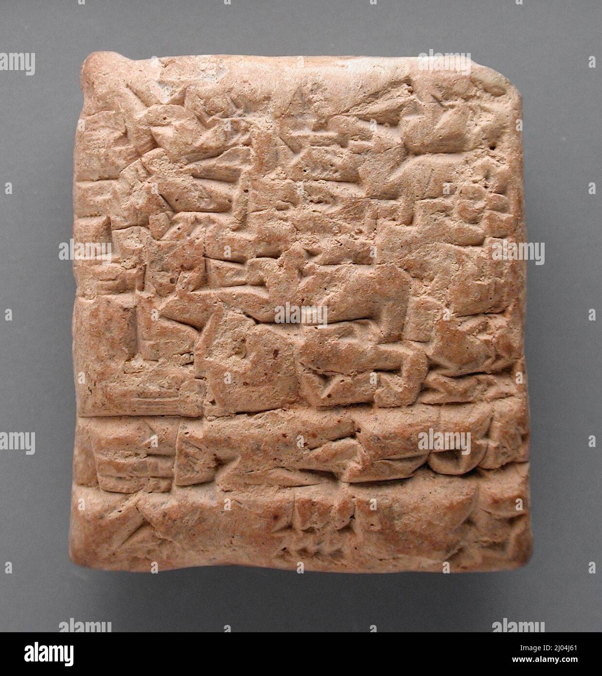 Cuniform Tablet Inscribed on Both Sides. Egypt, Probably New Kingdom ...