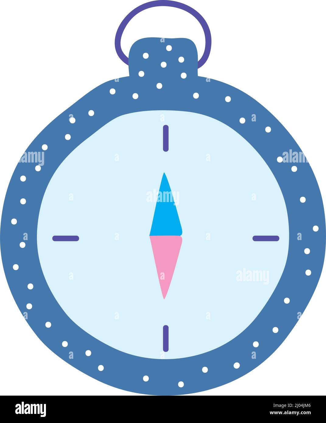 compass guide tool doodle style Stock Vector Image & Art - Alamy