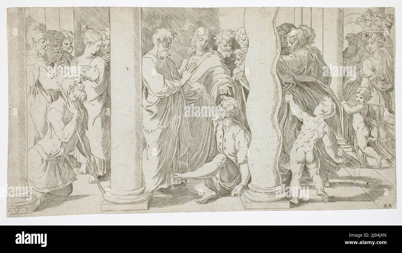 Saint Peter and Saint John Healing the Lame Man at the Beautiful Gate ...