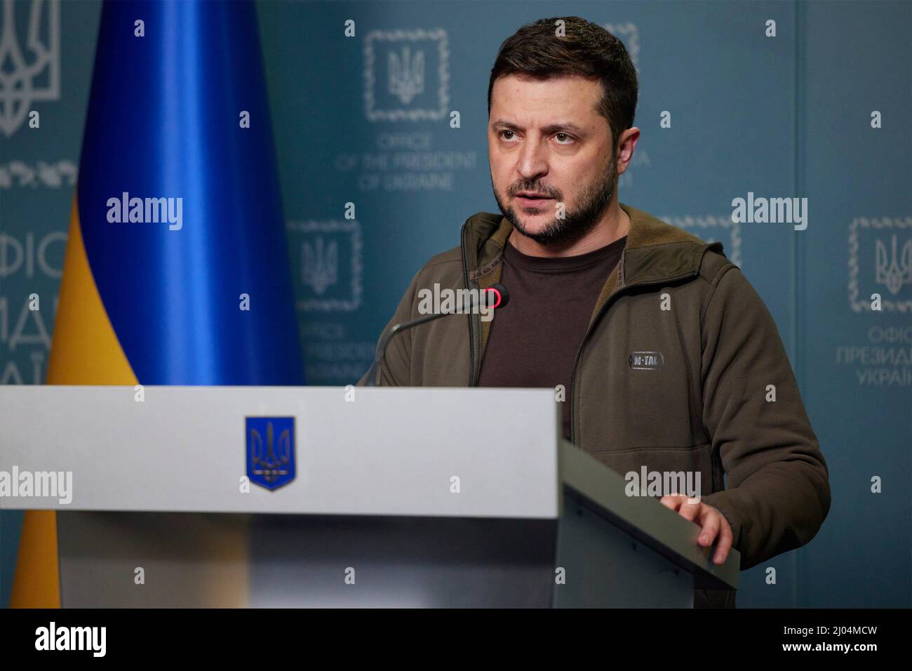 Volodymyr Zelenskyy Kyiv address Geopolitical Consequences of Precision Strikes